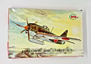 Kit de avión modelo George Kawanischi N1K1 vintage 1/72 MPM - ¡NUEVO Y SIN CONSTRUIR! - Imagen 1 de 3