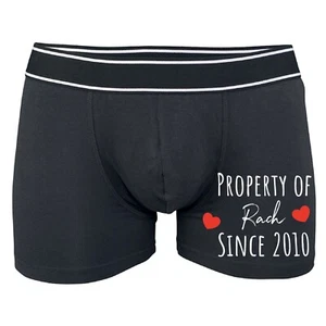 Boxer Shorts Personalizados Para Hombre Propiedad de ROPA INTERIOR REGALO DÍA SAN VALENTÍN - Imagen 1 de 1