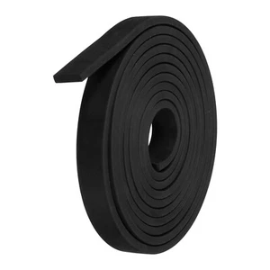 Solid Rubber Strips 59.06"L x 0.39"W x 0.12"T Rubber Neoprene Sheet Rolls - Picture 1 of 5