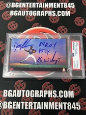DOC Gooden Autographed Nike Header Dr. K Postcard Inscribed PSA AUTO AUTHENTIC