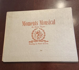 1949 Moments Mousical by Deems Taylor/Walter Kumme VG 1st Edition 2nd Printing - Imagen 1 de 4