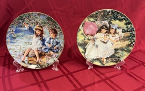SANDRA KUCKS "HEARTS & FLOWERS COLLECTION" PATIENCE & STORYBOOK MEMORIES PLATES - Picture 1 of 19