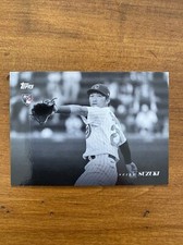 2022 Topps On Demand Black and White #71 Seiya Suzuki Chicago Cubs RC!