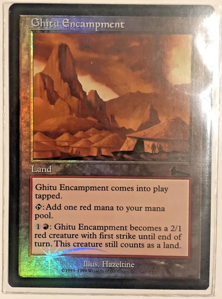 Ghitu Encampment x1 1x FOIL Urza's Legacy NM MTG - Image 1 of 1