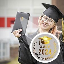 Captivating Transparent Gold Stamped Graduation Sticker Set Unique Design