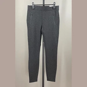 NEW Ann Taylor Pants Womens Small Black Gray Pull On Legging casual fitted - Picture 1 of 10