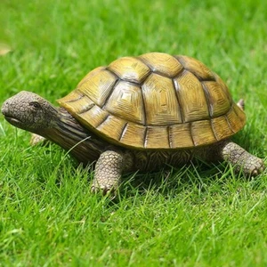 Floating Turtle Garden Fountain Decor Resin Statue Figurine Like Real - Picture 1 of 7