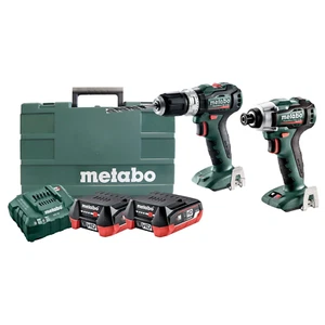 Metabo Powermaxx SB & SSD 12 BL 12V 4.0Ah LiHD Brushless Drill Impact Driver Kit - Picture 1 of 5