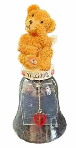 Campana de cristal Momma Bear Angel, 4,5" (ver descripción) - Imagen 1 de 3