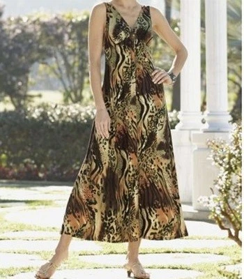 Mujer Verano Crucero Cóctel Iglesia Boda Fiesta Noche Maxi Vestido Plus 3X Foto 1 de 4