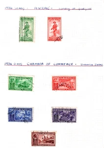 NEW ZEALAND B9-#O99 1936-1951 Selection on Album Pages MH/Used - Picture 1 of 8