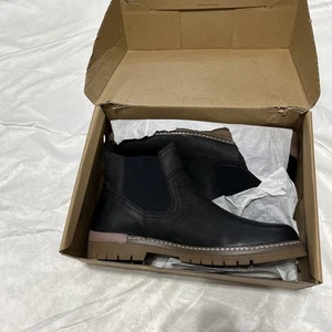 Stivaletti Jousen Milan nuovi con scatola in pelle casual retrò slip on uomo taglia 12 - Foto 1 di 16
