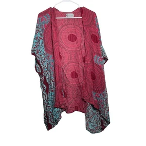 Lotus & Luna Sweater Women's Hand Made One Size Boho Kimono Artsy - Picture 1 of 8