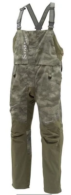 Simms Fishing Challenger Bib Camo Rain Foul Weather & Boating Large NEW wTags! - Image 1 of 4