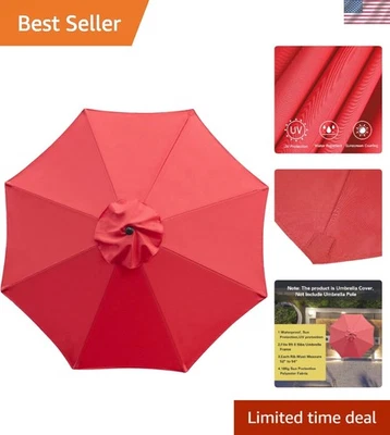 Toldo paraguas universal de mercado de 9 pies: tela lavable fácil de instalar y extraíble Foto 1 de 4