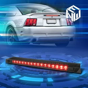 For 99-04 Ford Mustang Smoked LED 3rd Third Brake Light Stop Lamp Replacement - Picture 1 of 6