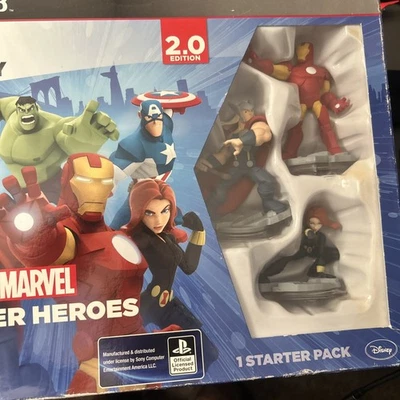 SEALED! Disney Infinity Marvel Super Heroes 2.0 Edition Starter Pack (PS3 New - Image 1 of 4