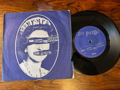 SEX PISTOLS - GOD SAVE THE QUEEN - UK - 7" SINGLE - 1977 - Image 1 of 2