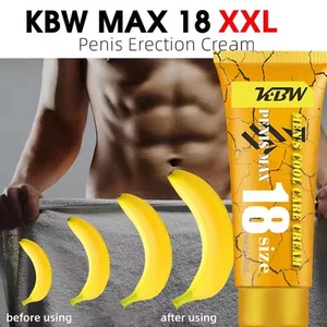 KBW-18 Big Male Crema Alargadora Natural, Crecimiento Grande y Grueso Más Rápido Mejora XXL - Imagen 1 de 7