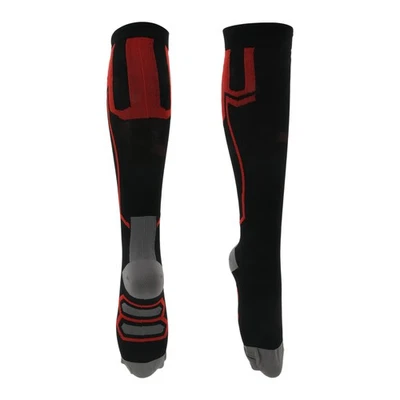 Calcetines ciclismo transpirables rojo/negro Talla L, 1 par, para bicicleta - Imagen 1 de 4