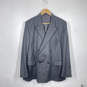 Chaqueta Blazer De Colección Christian Dior Para Hombre 42R* Gris Lana Doble Pecho Años 80 90 - Imagen 1 de 15