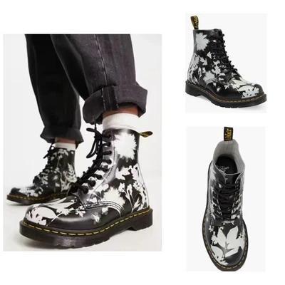 New Dr. Martens 1460 Pascal Phantom Floral Boots Size:6 - Image 1 of 4