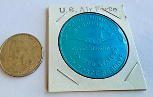 US Air Force 326 TAG NOLA - No Date - Mardi Gras Doubloon #1052 - Blue - Bild 1 von 3