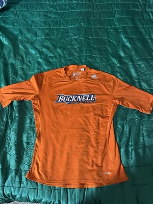 阿迪达斯 Bucknell 摔跤 Techfit 压缩衬衫,尺寸 Youth XL — 第 1/4 张图片