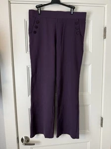Pantalones Betabrand XL púrpura marinero elásticos - Imagen 1 de 6