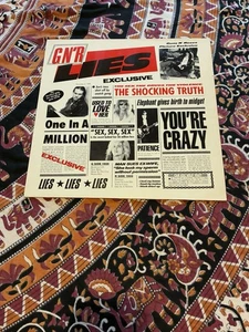 Guns N' Roses G N' R Lies Europe Reissue Vinyl Geffen Records - Picture 1 of 7