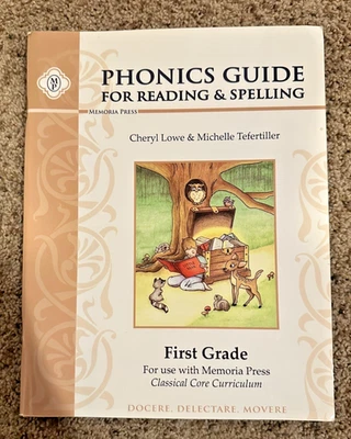 **BRAND NEW** Phonics Guide for Reading & Spelling--FIRST GRADE--MEMORIA PRESS - Image 1 of 2