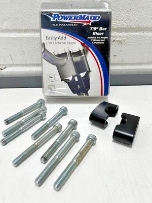 Juego elevador Power Madd 15301 1" para manillares de 7/8" *NOS Foto 1 de 4