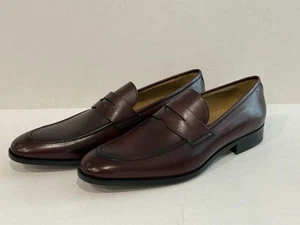 To Boot New York Francis dunkelrot Penny Loafer Herren Größe 10 – neu ohne Karton - Bild 1 von 19