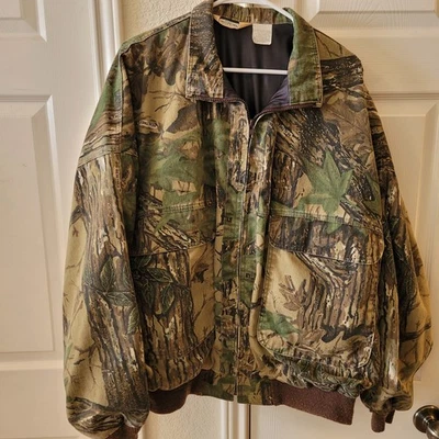 VTG Red Head Camo Hunting Jacket Pants Set Camouflage USA Oak Realtree Descript! - Image 1 of 4