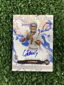 CJ Stroud 2024 Topps Motiv Football Acrylic Drip Auto /99 (RC) Houston Texans - Bild 1 von 8