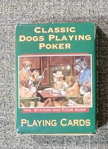 Vintage Classic Dogs Playing Poker Playing Cards #6810 Hoyle Products St Paul MN - Picture 1 of 4