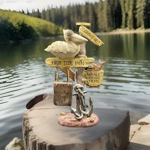 Estatua de marea alta con renuncia de Delton 8" X 14,4" sin daños - Imagen 1 de 4