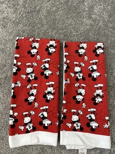"Toallas de cocina Disney Mickey Mouse 2pk 16"" x 26"" - todo rojo" - Imagen 1 de 4