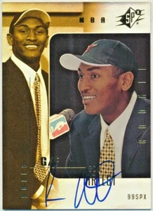1999-00 UD SPx Ron Artest Autograph Rookie Card 931/2500 Bulls Auto RC #106 - Picture 1 of 3