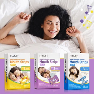 30/90Pcs Mouth Ease Tape Kids Aid Mouth Breathing Patch Mouth Closure Tape - Picture 1 of 16