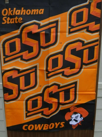 Oklahoma State Cowboys DOUBLE SIDED 28 x 40 BANNER ! VINTAGE DESIGN ! Cover