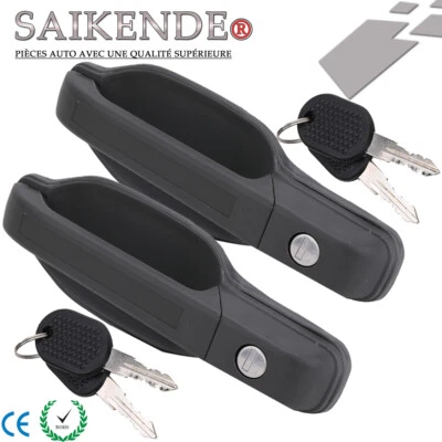 2x Poignée de Porte Droite+Gauche Pour IVECO DAILY 1989-1999  Avec serrure RA - Photo 1/4