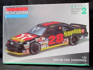VTG (1991) Monogram HAVOLINE FORD THUNDERBIRD 1:24 Model Kit # 2430 NIB Sealed - Picture 1 of 12
