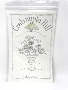 Modello ricamo CRAB-APPLE HILL #569 CINDY, serie cestino diario giardino - Foto 1 di 2