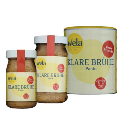 Brodo chiaro, base per zuppe universale per condire - wela (0,31€/L) - Immagine 1 di 4