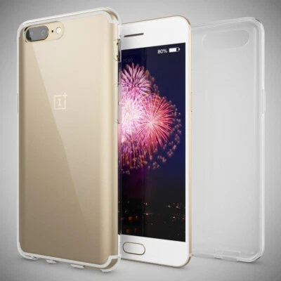Shockproof Case For OnePlus 5 X One Clear Silicone Phone Cover - Image 1 of 4