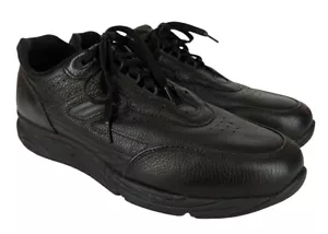 SAS Lace Up TOUR Sneaker Comfort Work Shoes~womens US 12~Medium Black Leather - Picture 1 of 9