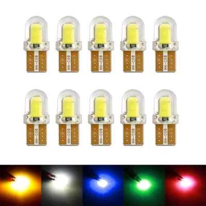 T10 Led 501 194 168 Bombillas Blancas Coche Xenón W5W 12V Cuña COB Luz Lateral - Imagen 1 de 9