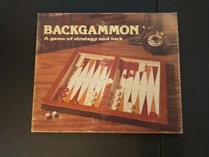 Vintage 1977 E.S. Lowe Backgammon Set Milton Bradley #2703 - Bild 1 von 6