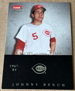 JOHNNY BENCH 2004 FLEER GREATS Glory Of Their Time Ser# 986/1974 NM-MT Condition - Picture 1 of 2